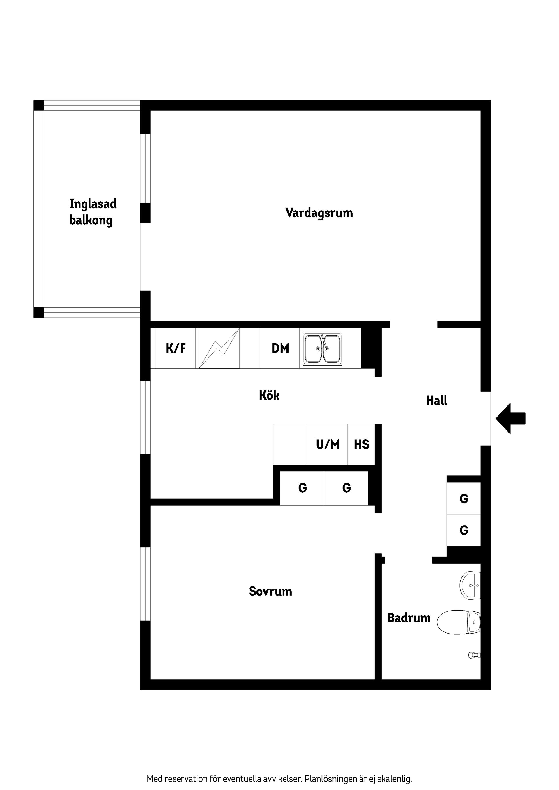 Bostadsrätt, Vångavägen 32B, Eslöv