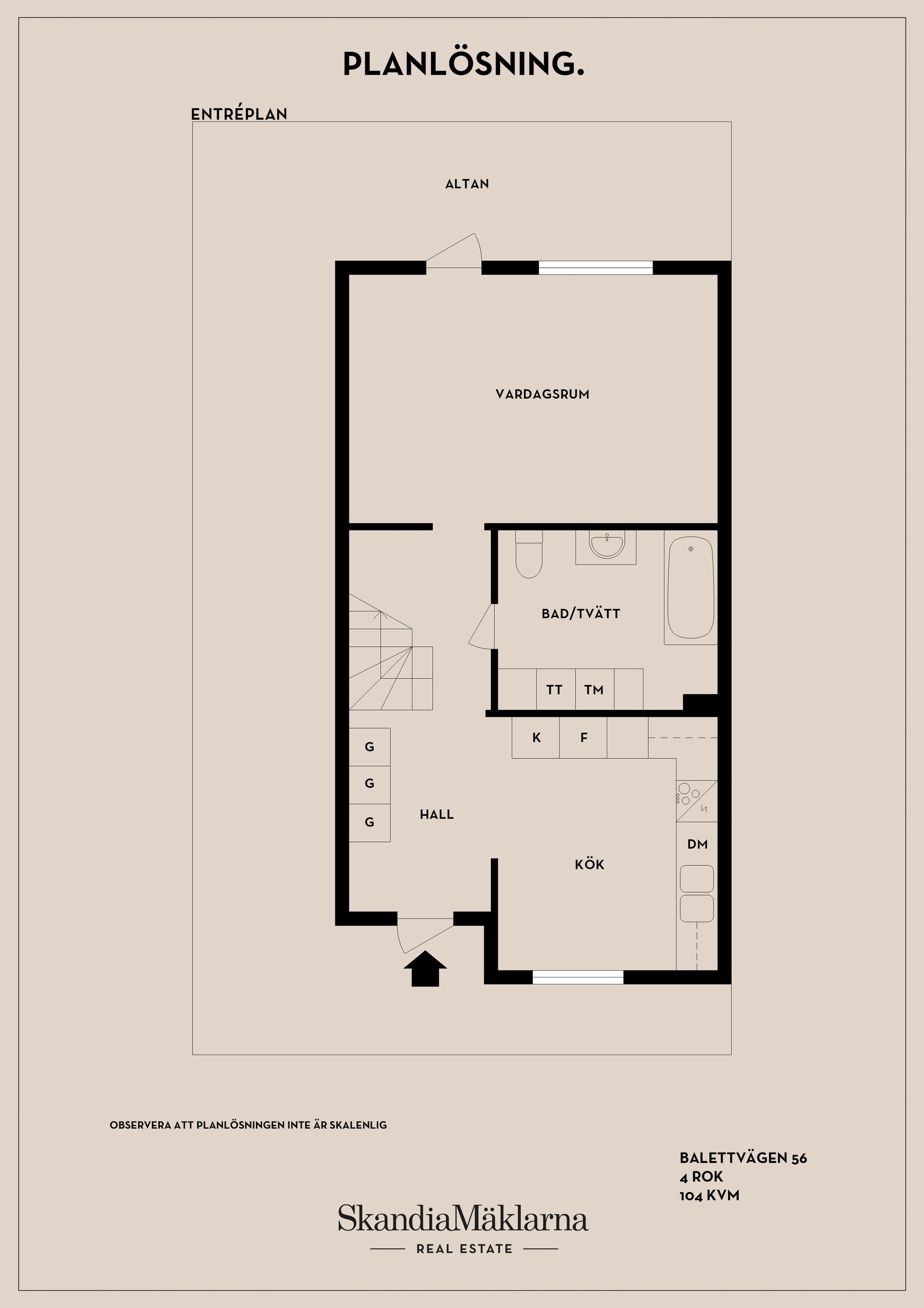Radhus, Balettvägen 33, Trångsund, Huddinge