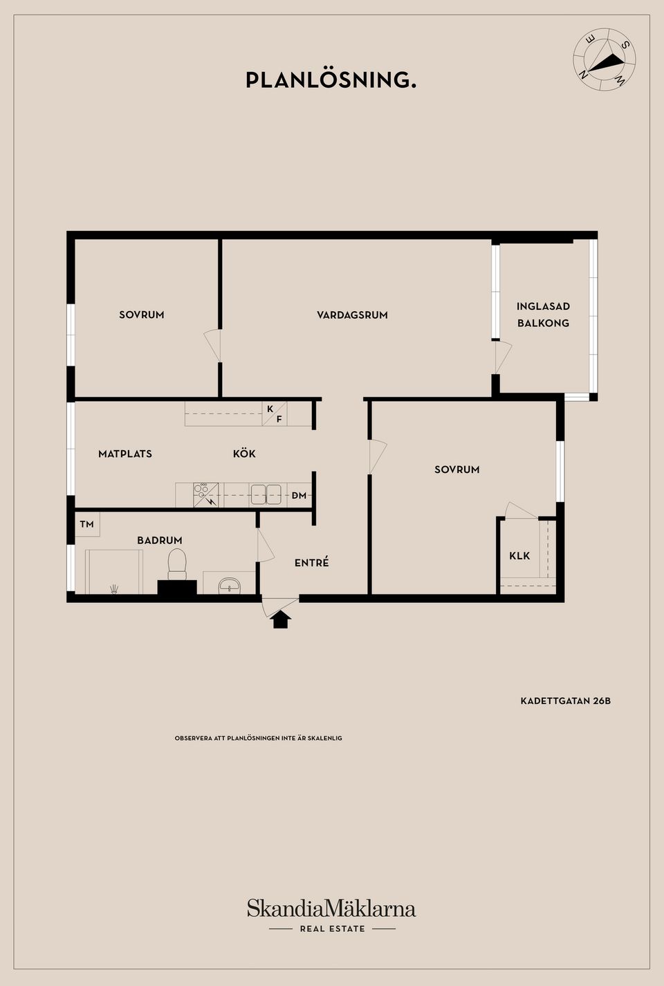 Bostadsrätt, Kadettgatan 26B, Västra Berga, Helsingborg