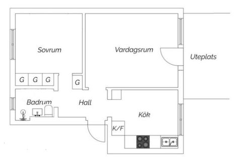 Bostadsrätt, Bäckvägen 83, Midsommarkransen, Stockholm