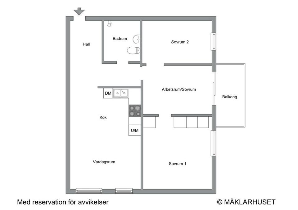 Bostadsrätt, Ursviksvägen 8, Centrala Sundbyberg, Sundbyberg