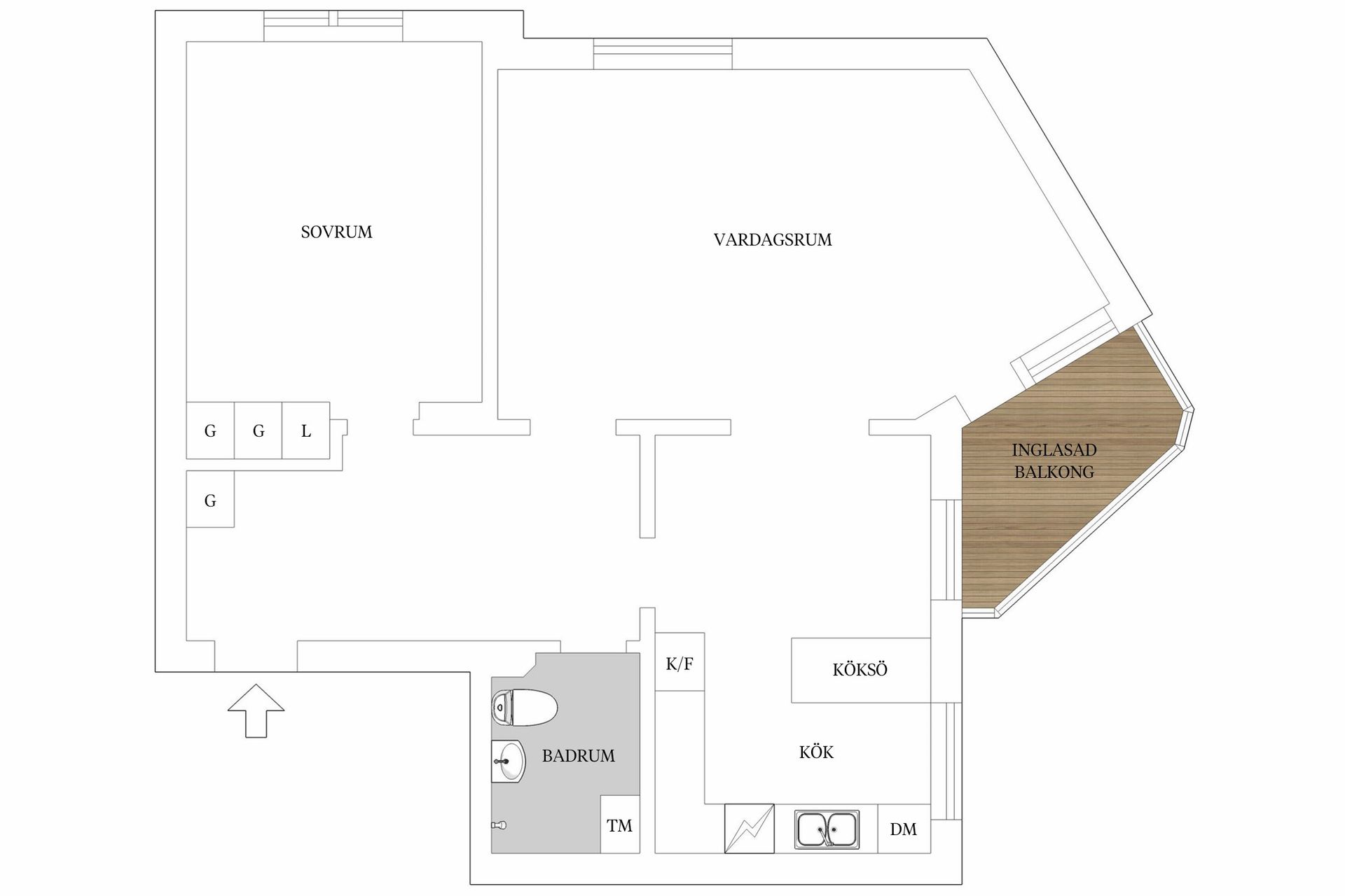 Bostadsrätt, Blomstergatan 6, Gideonsberg, Västerås