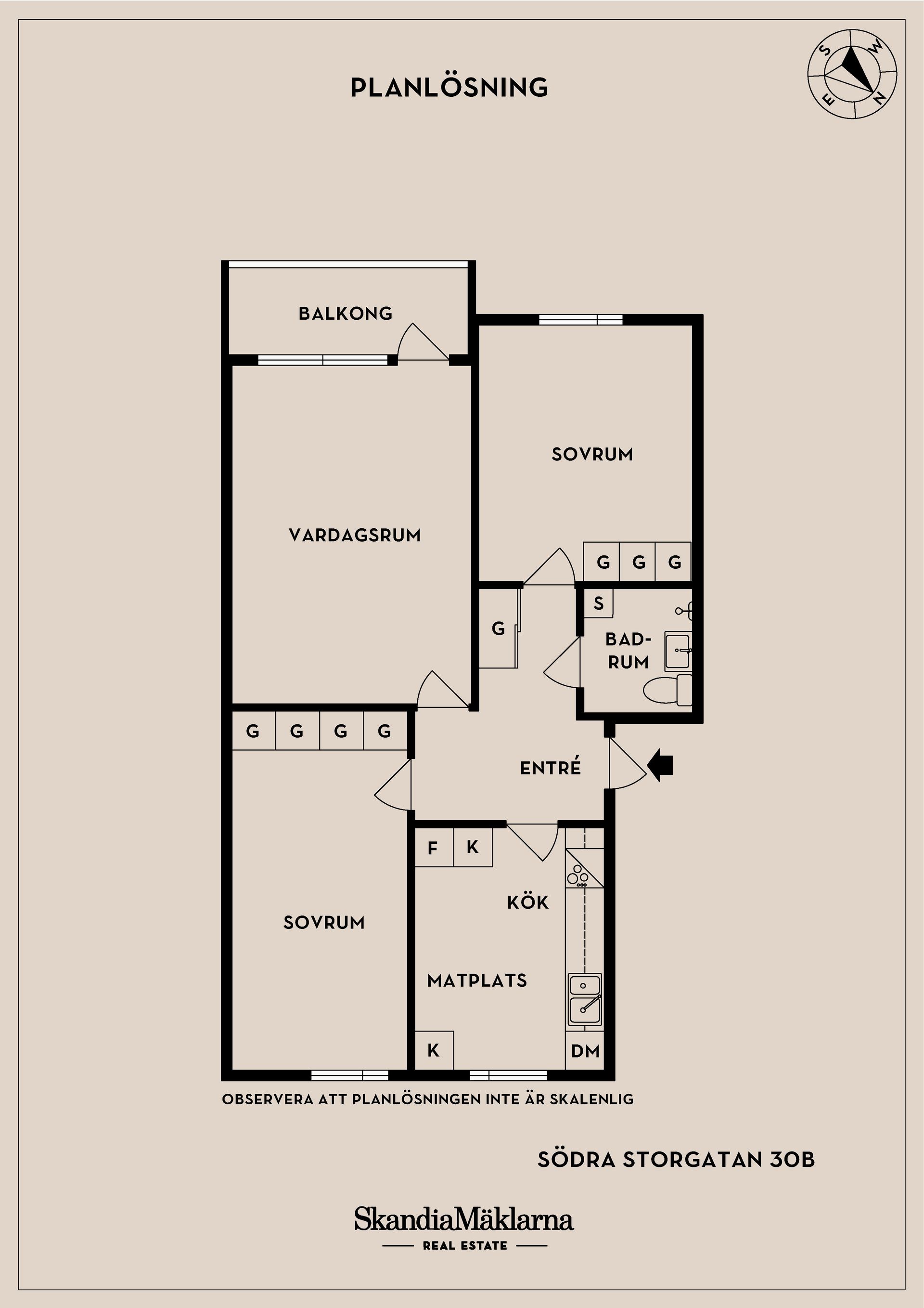 Bostadsrätt, Södra Storgatan 30B, Bjuv