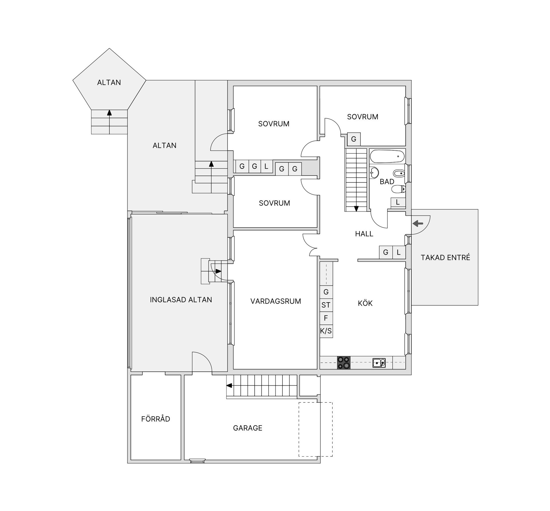 Villa, Lärarvägen 4, Bredbyn, Örnsköldsvik
