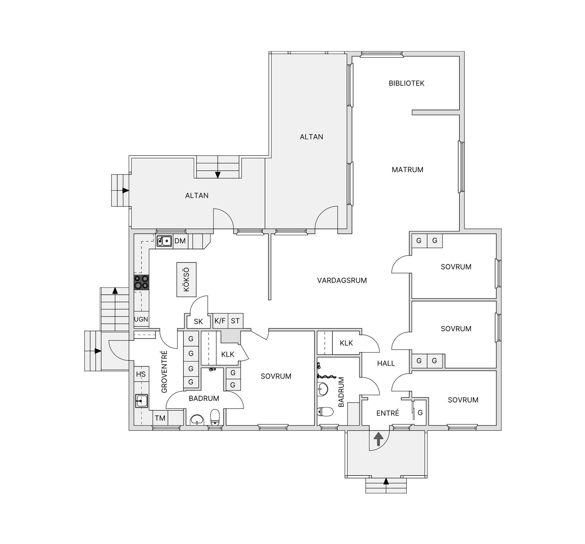 Villa, Gamla Porrarpsvägen 18, Vittsjö, Hässleholm