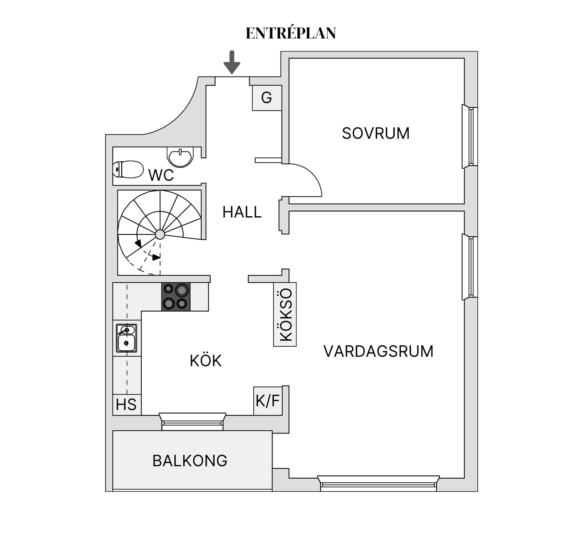 Bostadsrätt, Larsbodavägen 80, Farsta, Stockholm
