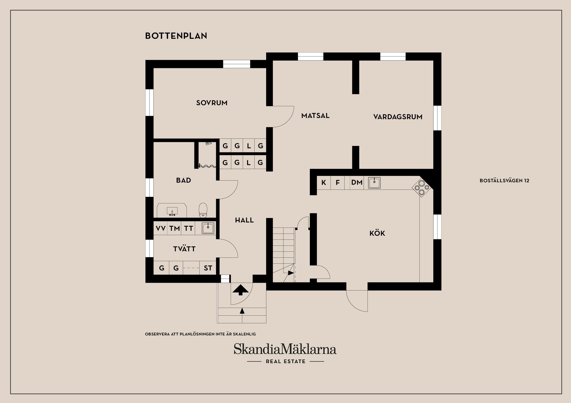 Villa, Boställsvägen 12, Östantorp, Åtvidaberg