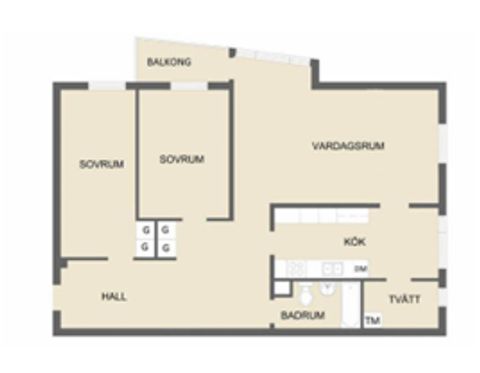Bostadsrätt, Fjärdholmsgränd 9A, Vårberg, Stockholm