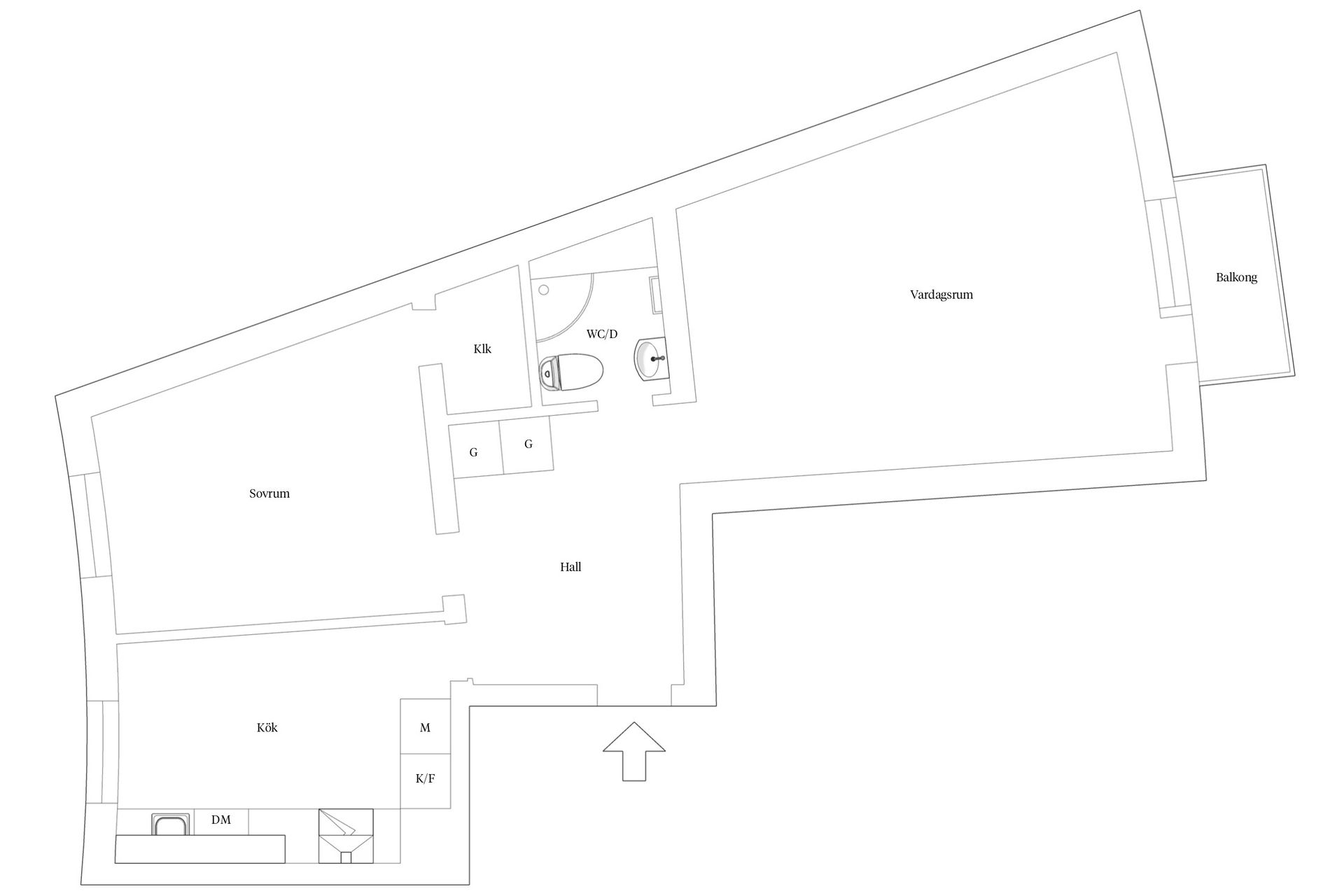 Bostadsrätt, Eneströmsgatan 1B, Centrum, Karlstad