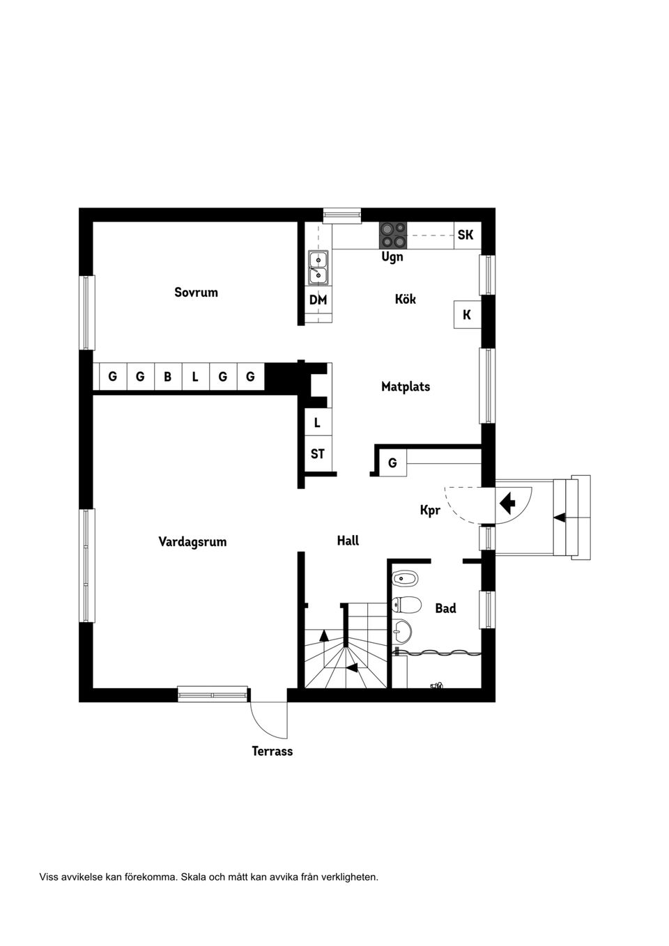 Villa, Näsgärdsvägen 32, Brändön, Luleå