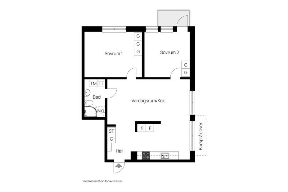 Bostadsrätt, Råbyvägen 74, Kvarngärdet, Uppsala