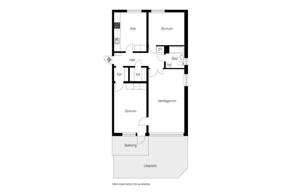 Bostadsrätt, Bågevägen 101 C, Bosvedjan, Sundsvall