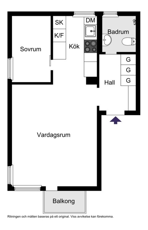 Bostadsrätt, Nathorstvägen 5, Skärmarbrink / Hammarbyhöjden, Stockholm