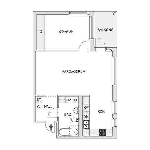 Bostadsrätt, Ulriksborgsgatan 7, vån 12, Kungsholmen Lindhagen, Stockholm