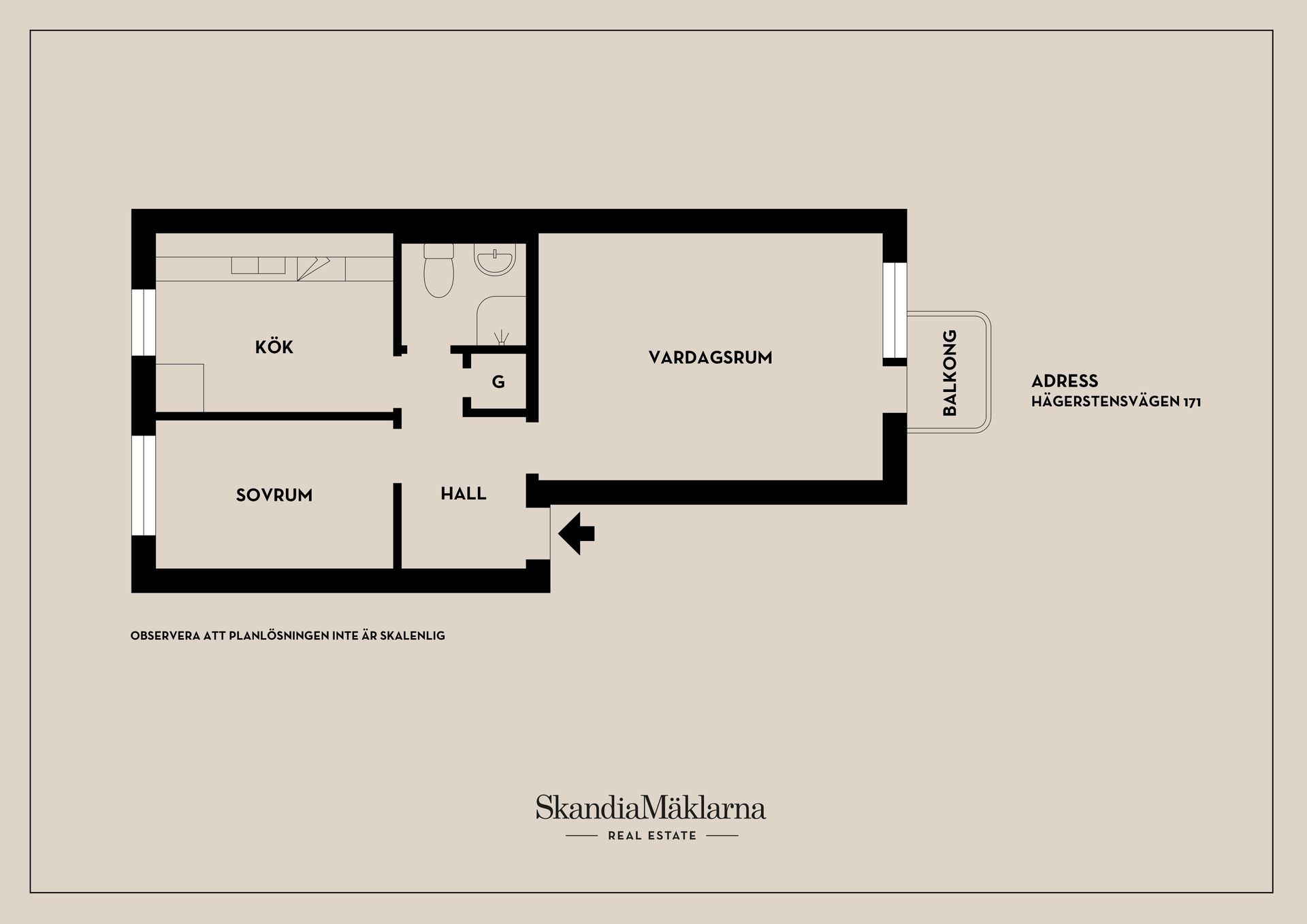 Bostadsrätt, Hägerstensvägen 171, Aspudden, Stockholm