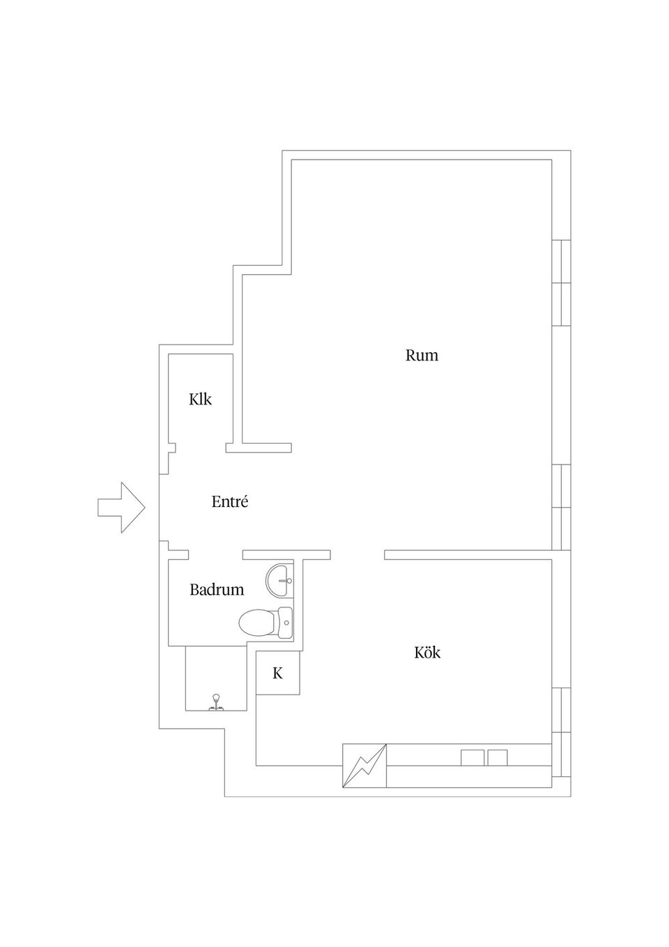 Bostadsrätt, Folkungagatan 11, Södra området, Kalmar