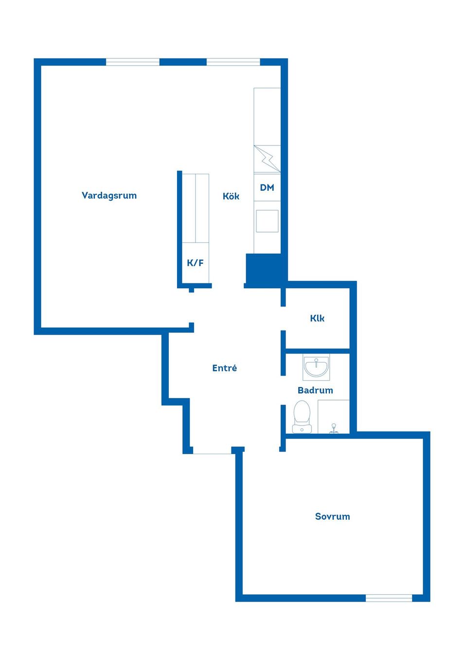 Bostadsrätt, Norra Kungsgatan 35B, Gävle Centrum, Gävle