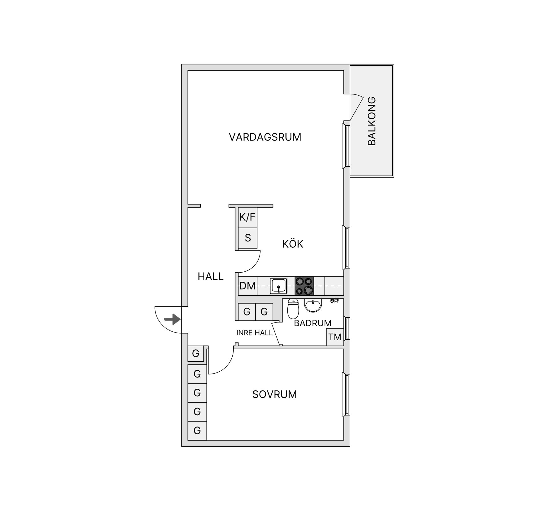 Bostadsrätt, Storängsvägen 18B, Åkersberga Centralt, Österåker