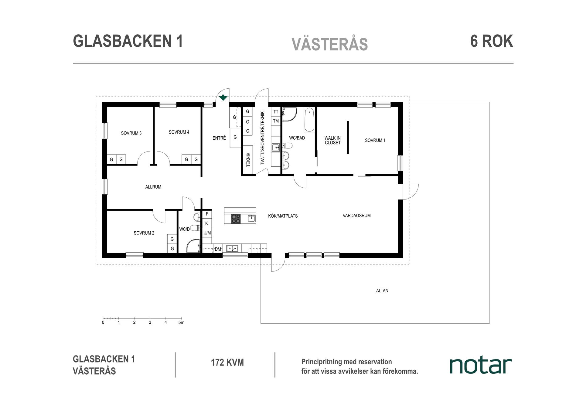 Villa, Glasbacken 1, Gäddeholm, Västerås