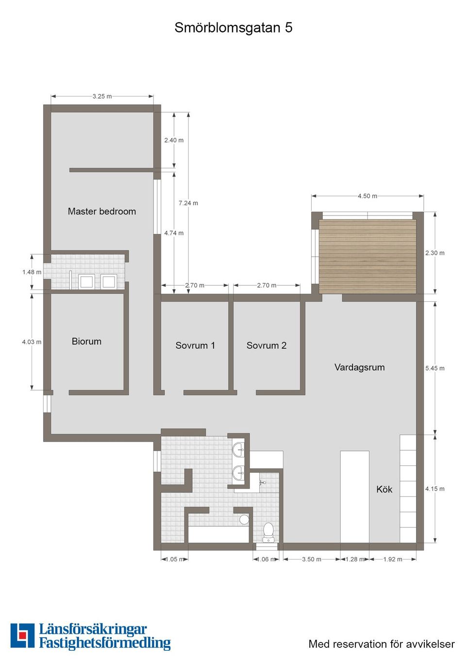 Radhus, Smörblomsgatan 5, Munksundet, Enköping