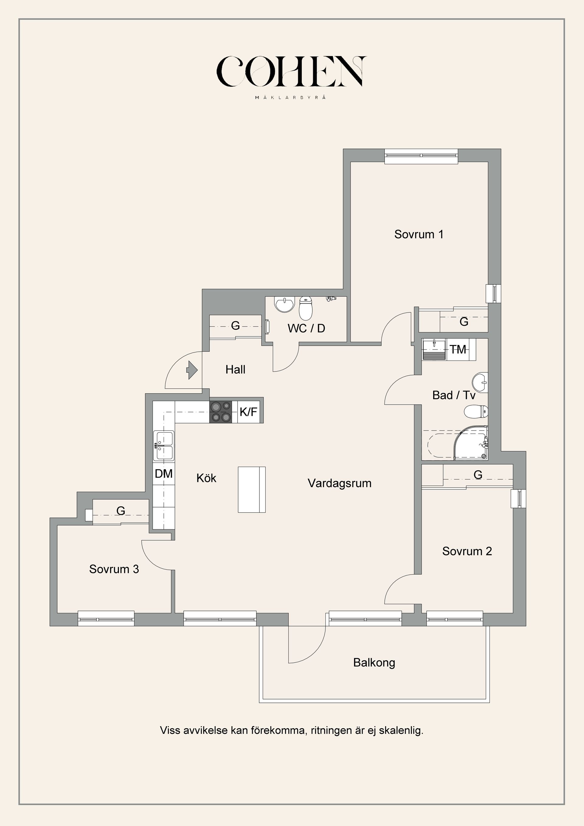 Bostadsrätt, Portalgatan 92, Kapellgärdet, Uppsala