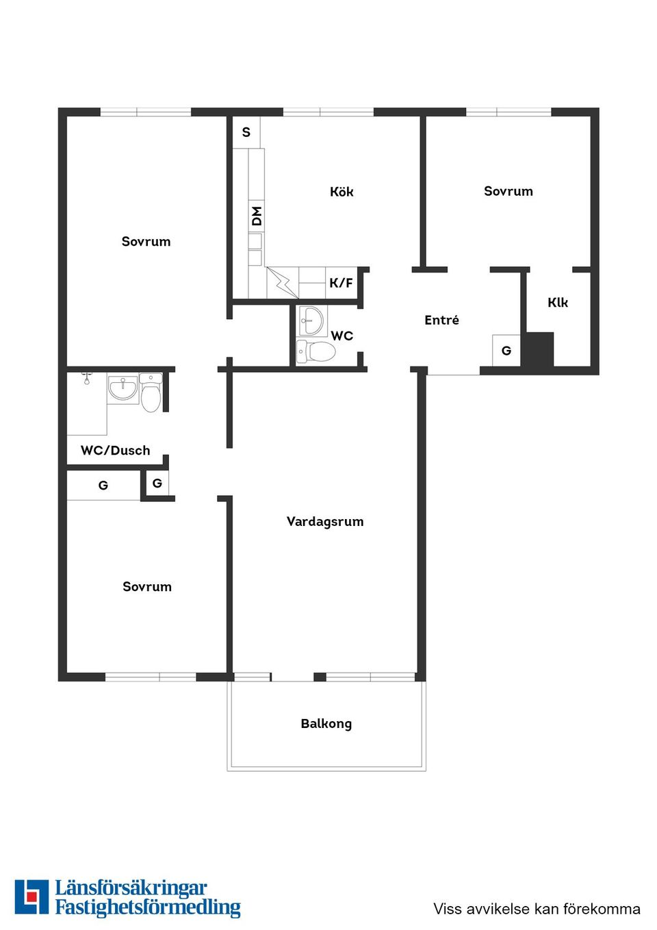 Bostadsrätt, Krondikesvägen 44B, Östersund