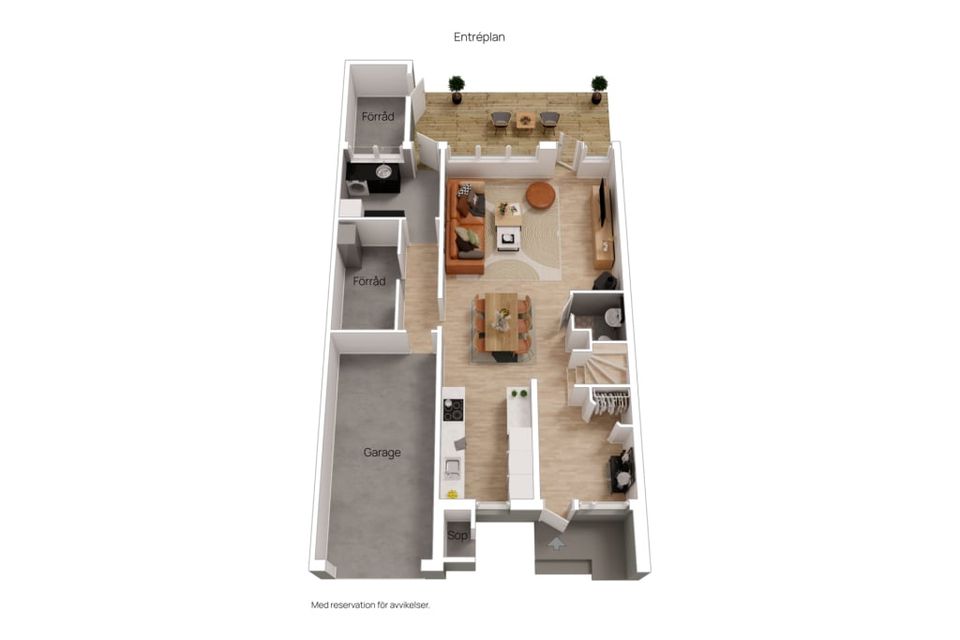 Radhus, Kopparvägen 21, Forsdala, Lycksele