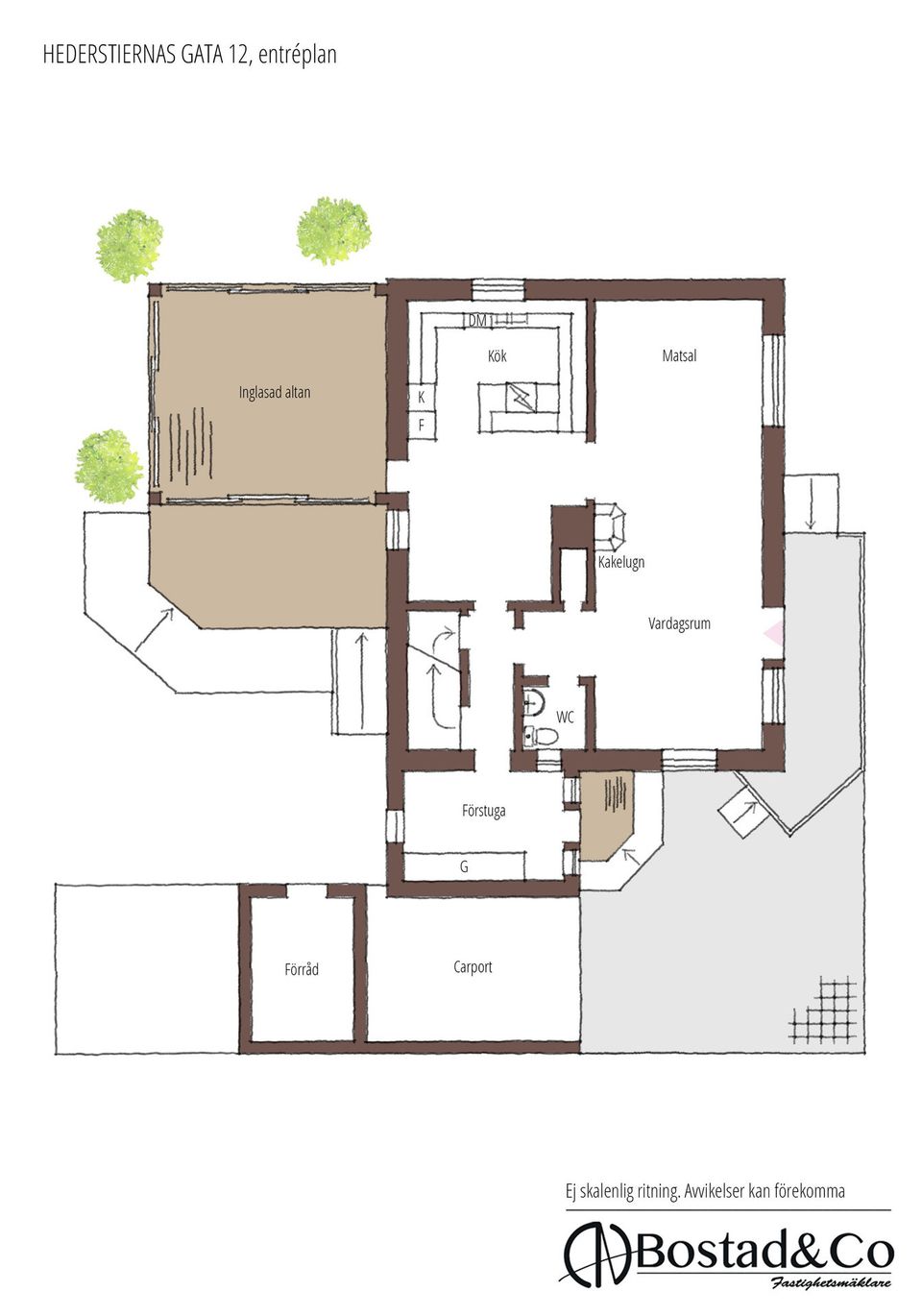 Villa, Hederstiernas gata 12, Centrum, Halmstad