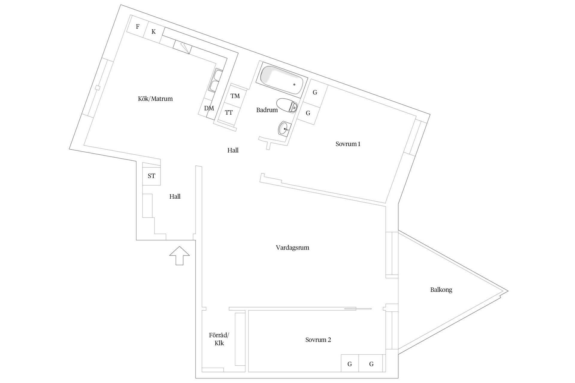 Bostadsrätt, Tappvägen 37, vån 4, Bromma - Annedal, Stockholm