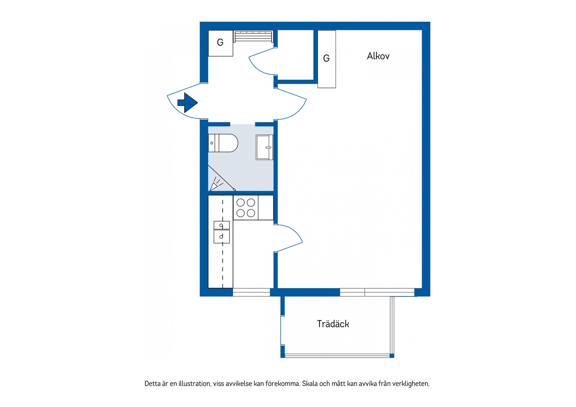 Bostadsrätt, Bågevägen 99B, Bosvedjan, Sundsvall