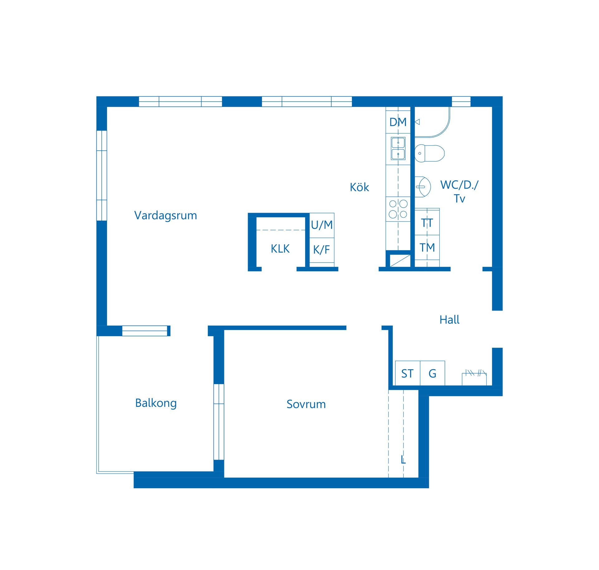 Bostadsrätt, Bangårdsgatan 15, Centrala Norrtälje, Norrtälje