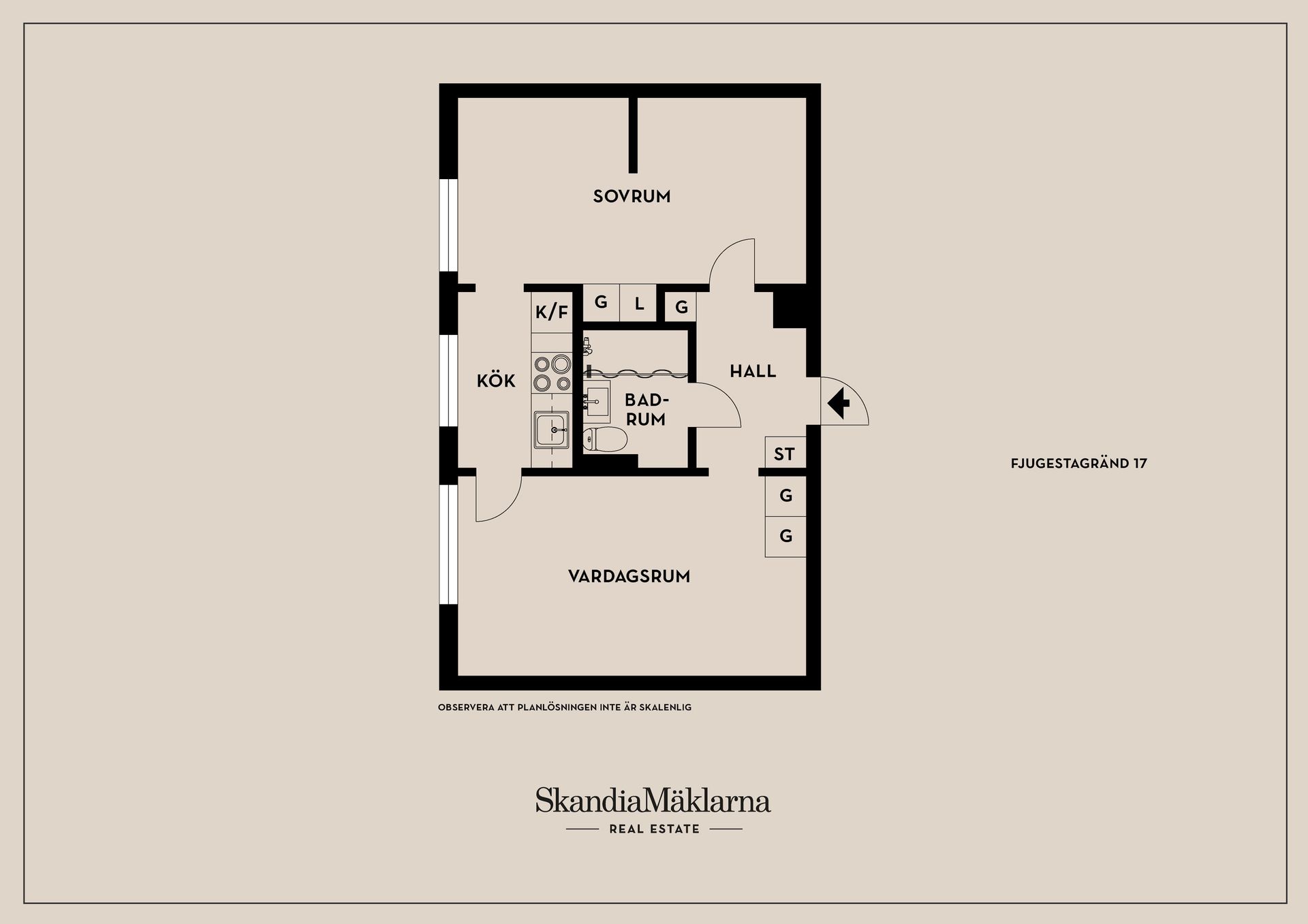 Bostadsrätt, Fjugestagränd 17, Ormkärr, Stockholm