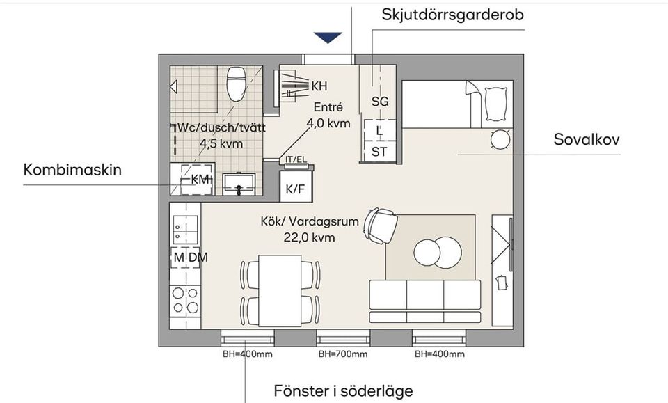 Bostadsrätt, Boulevarden 18, Täby