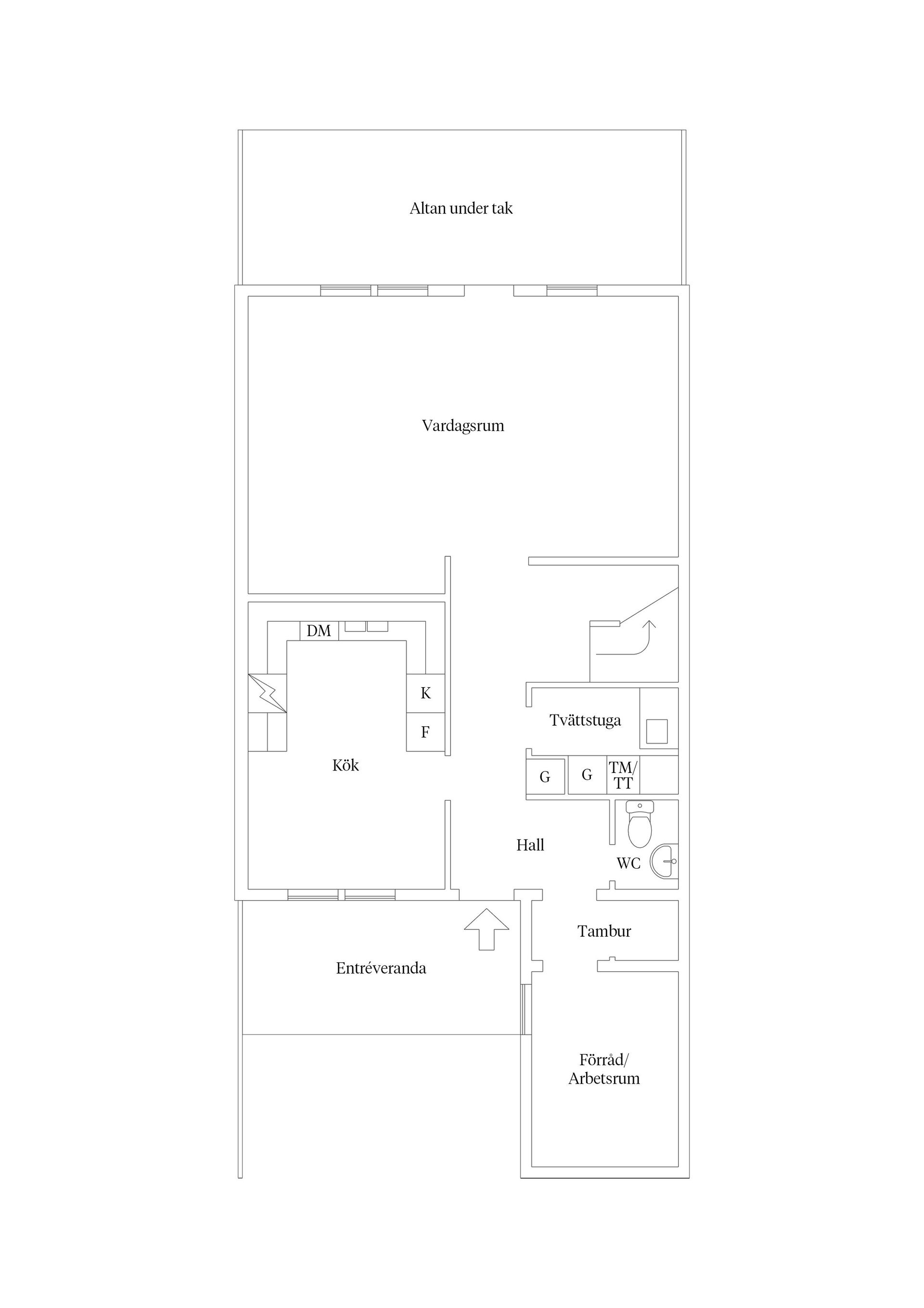 Radhus, Gröns väg 80, Krokom