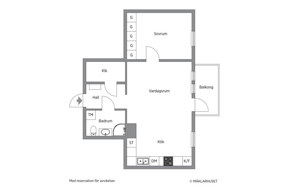 Bostadsrätt, Bäckbornas Väg 7, Beckomberga, Stockholm