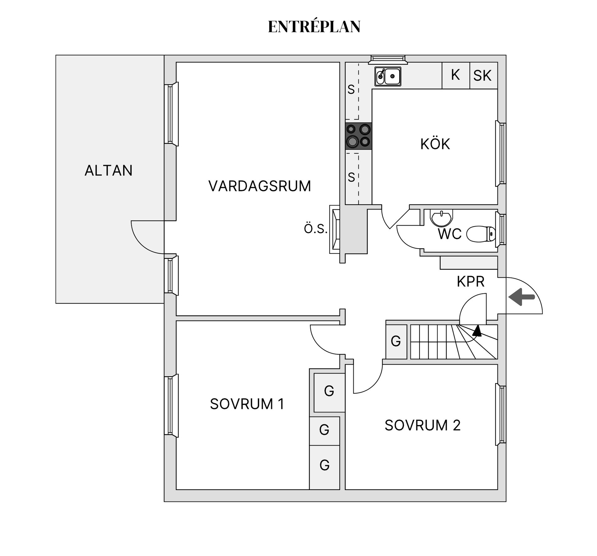 Villa, Nejlikevägen 25, Älvsjö - Herrängen, Stockholm