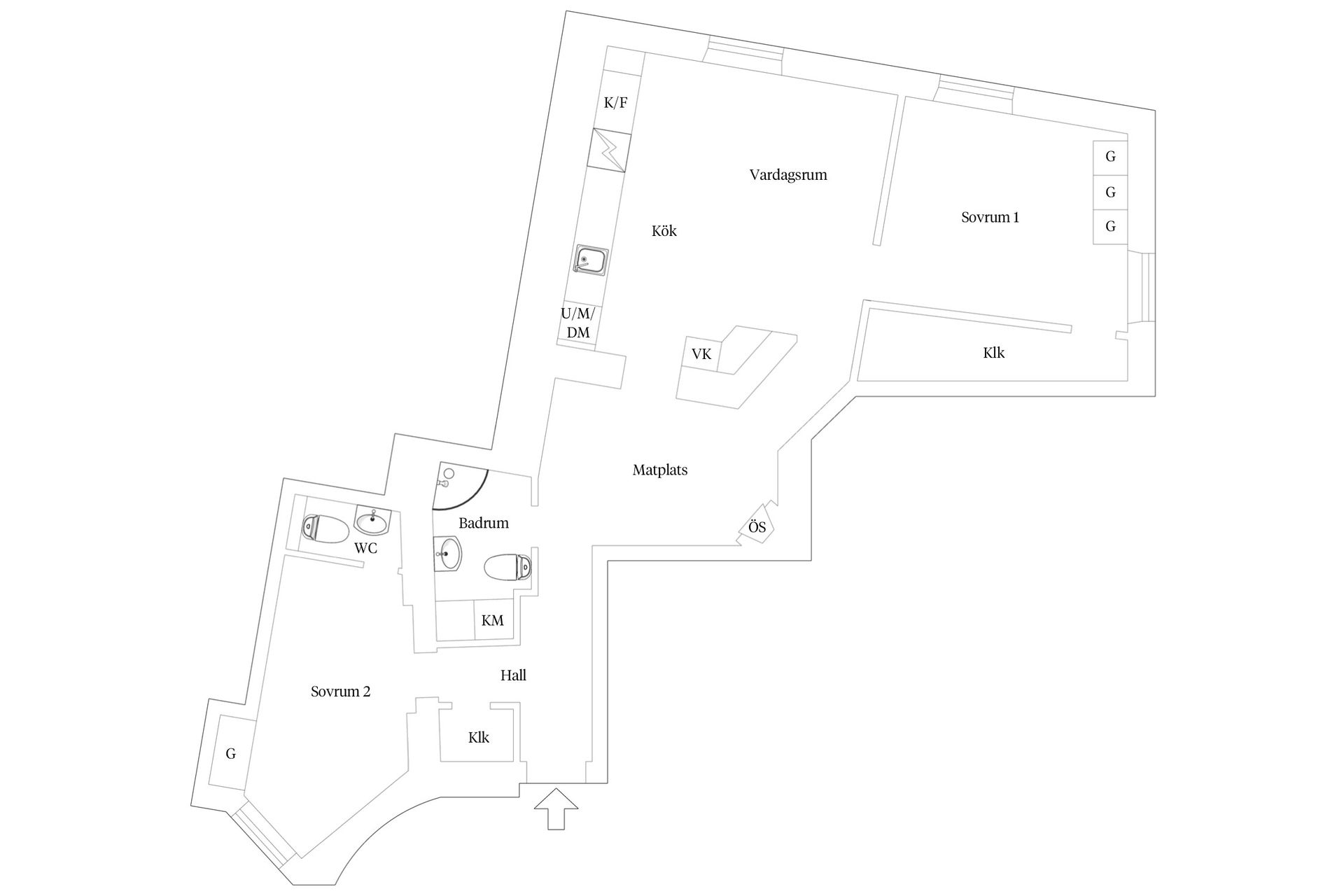 Bostadsrätt, Ringvägen 147, Södermalm Sofia, Stockholm