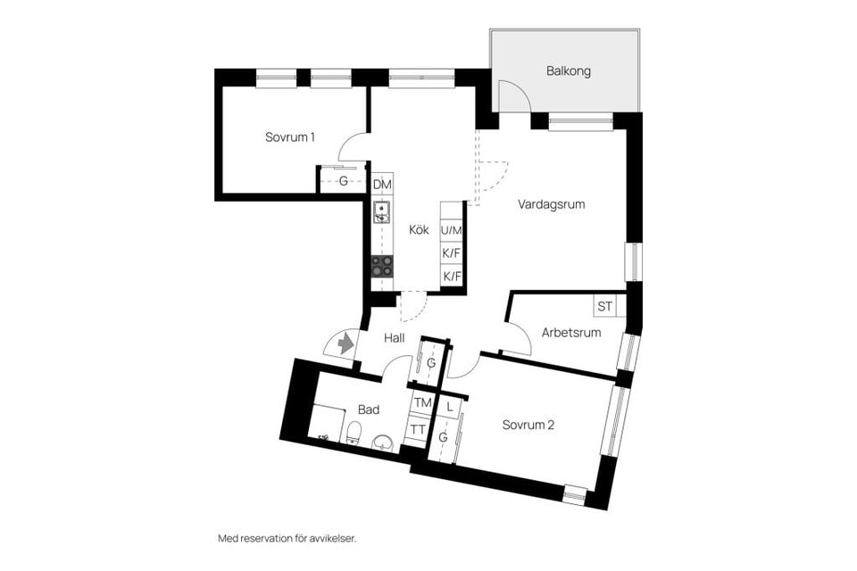 Bostadsrätt, Bobingatan 4, Industristaden/Kungsängen, Uppsala