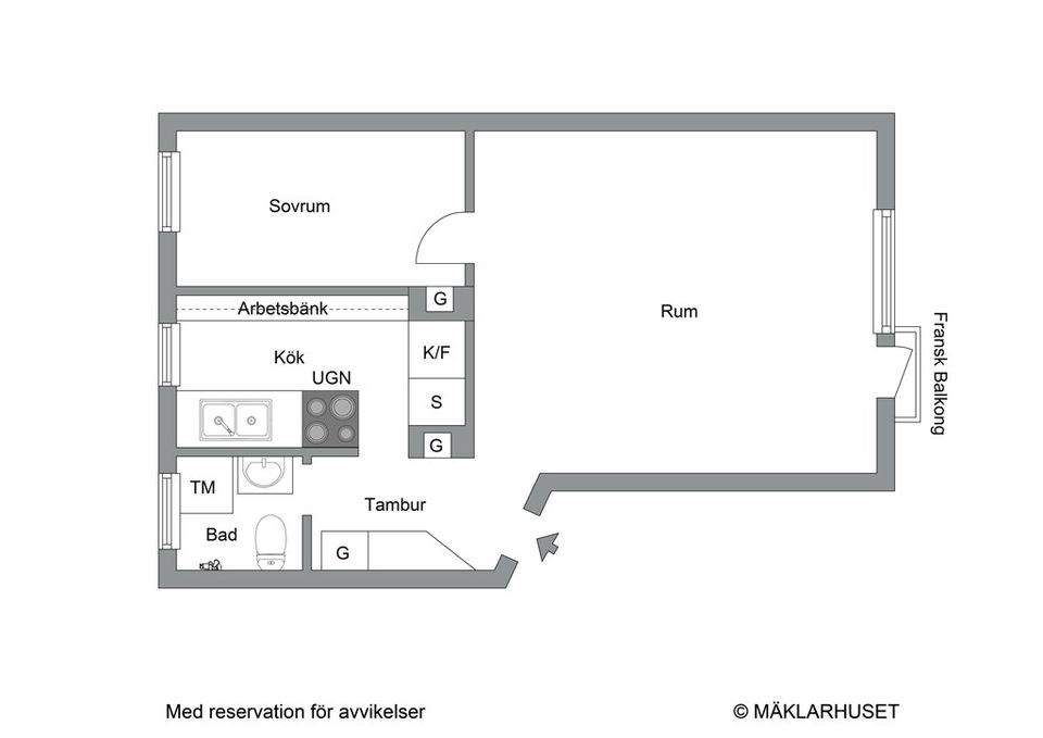 Bostadsrätt, Kvarnbacksvägen 100, Riksby, Stockholm