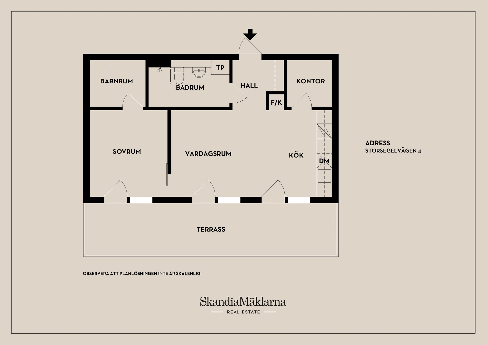 Bostadsrätt, Storsegelvägen 4, vån 7 av 7, Gröndal, Stockholm