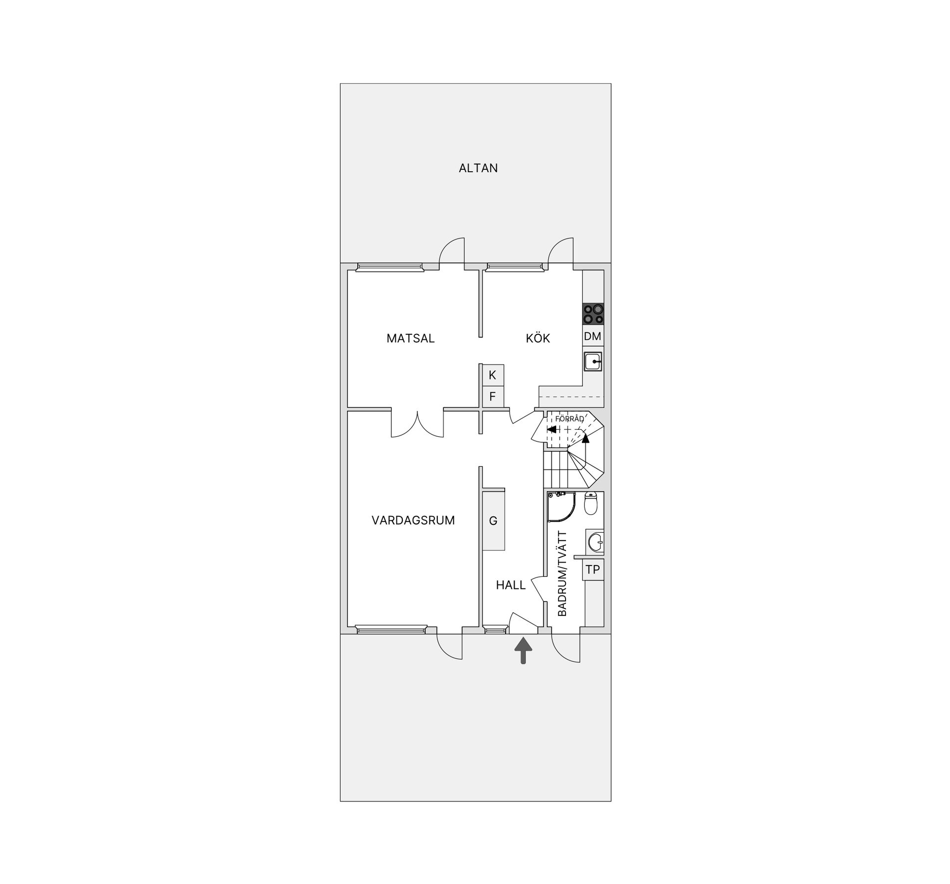 Radhus, Alsätravägen 148, Sätra - Skärholmen, Stockholm