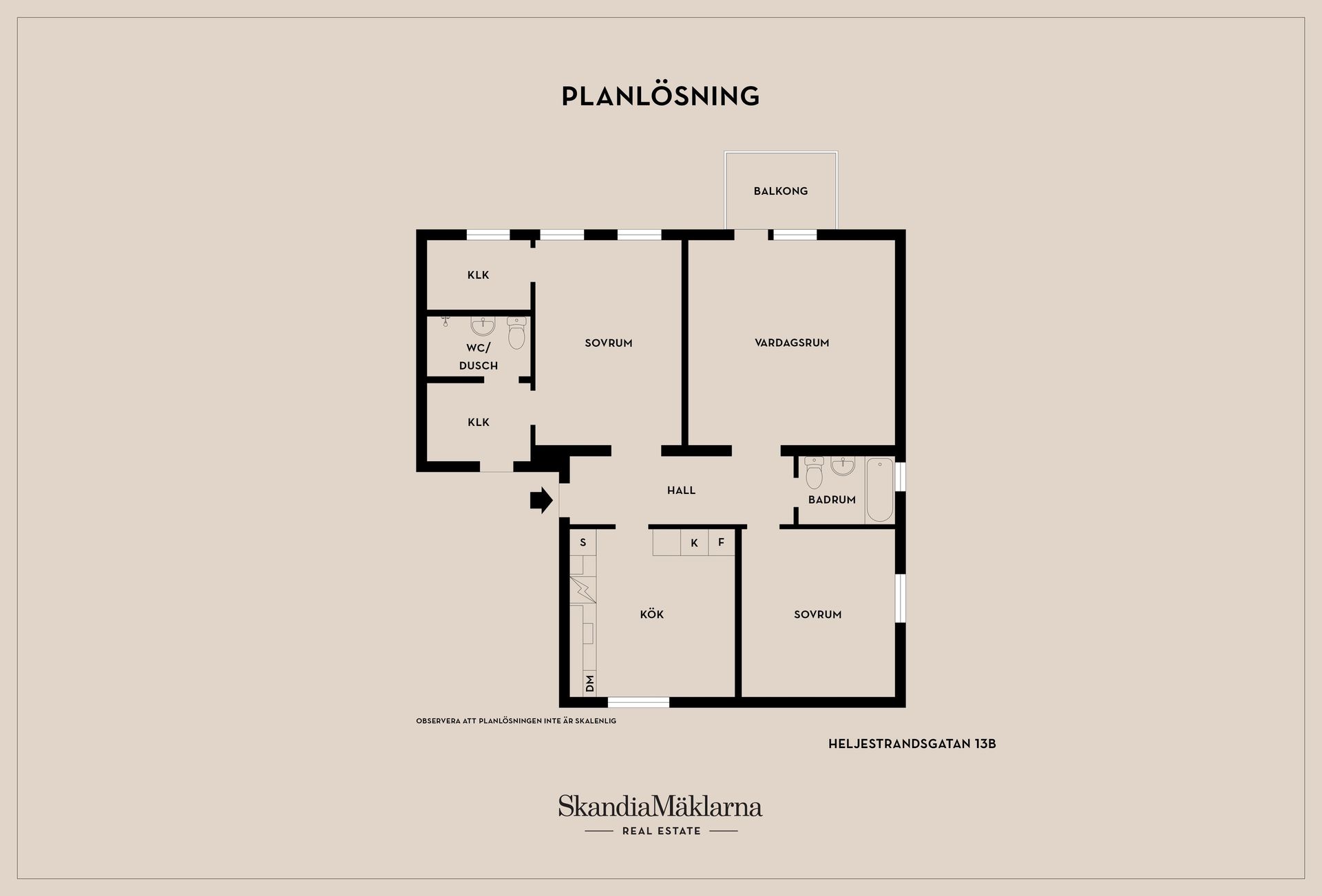 Bostadsrätt, Heljestrandsgatan 13B, Eskilstuna Norr, Eskilstuna