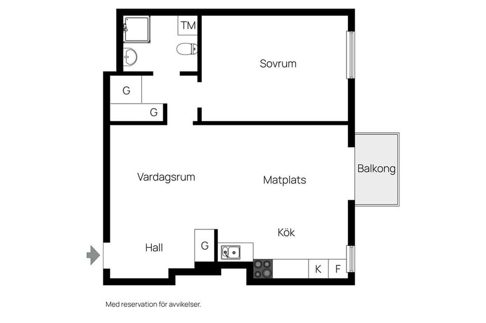 Bostadsrätt, Ola Hanssonsgatan 9, 3 tr, Kungsholmen -  Kristineberg, Stockholm