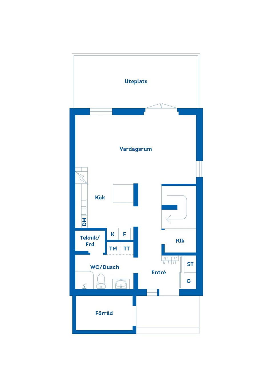 Radhus, Tucholskys väg 10A, Mariefreds strand, Strängnäs