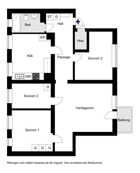 Bostadsrätt, Mariestadsvägen 21, Hammarbyhöjden, Johanneshov, Stockholm