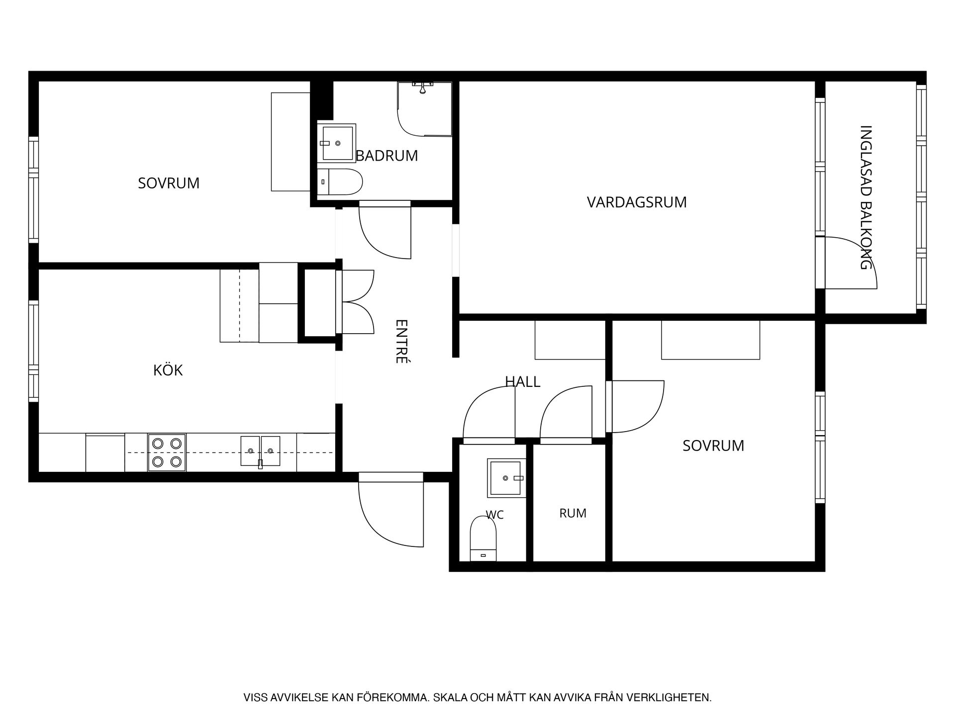 Bostadsrätt, Högalidsvägen 24B, Högalid, Trelleborg