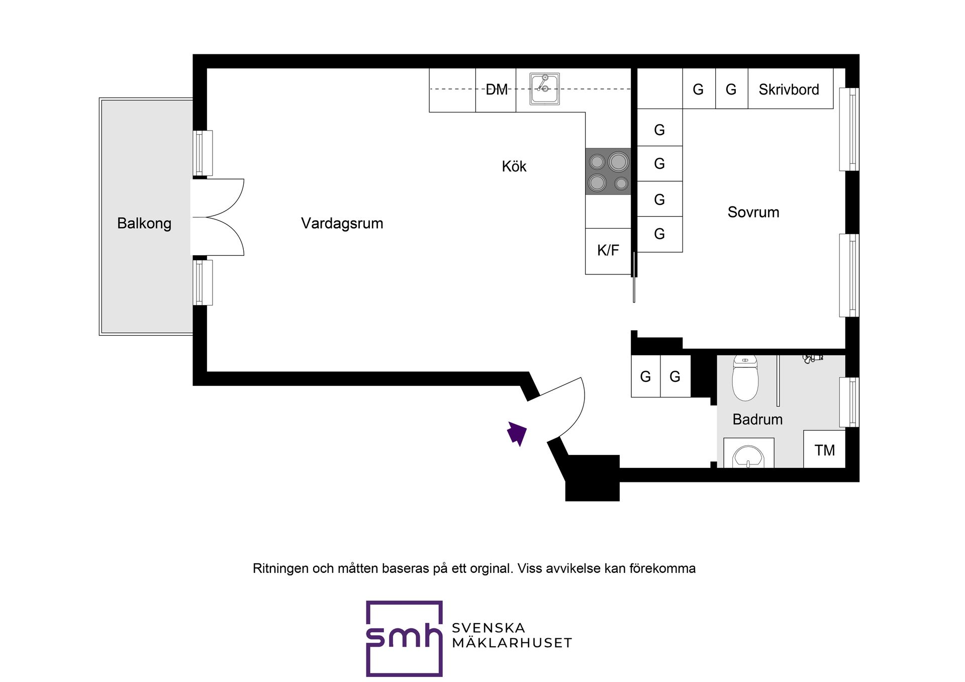 Bostadsrätt, Bergslagsvägen 37, Bromma / Brommaplan, Stockholm