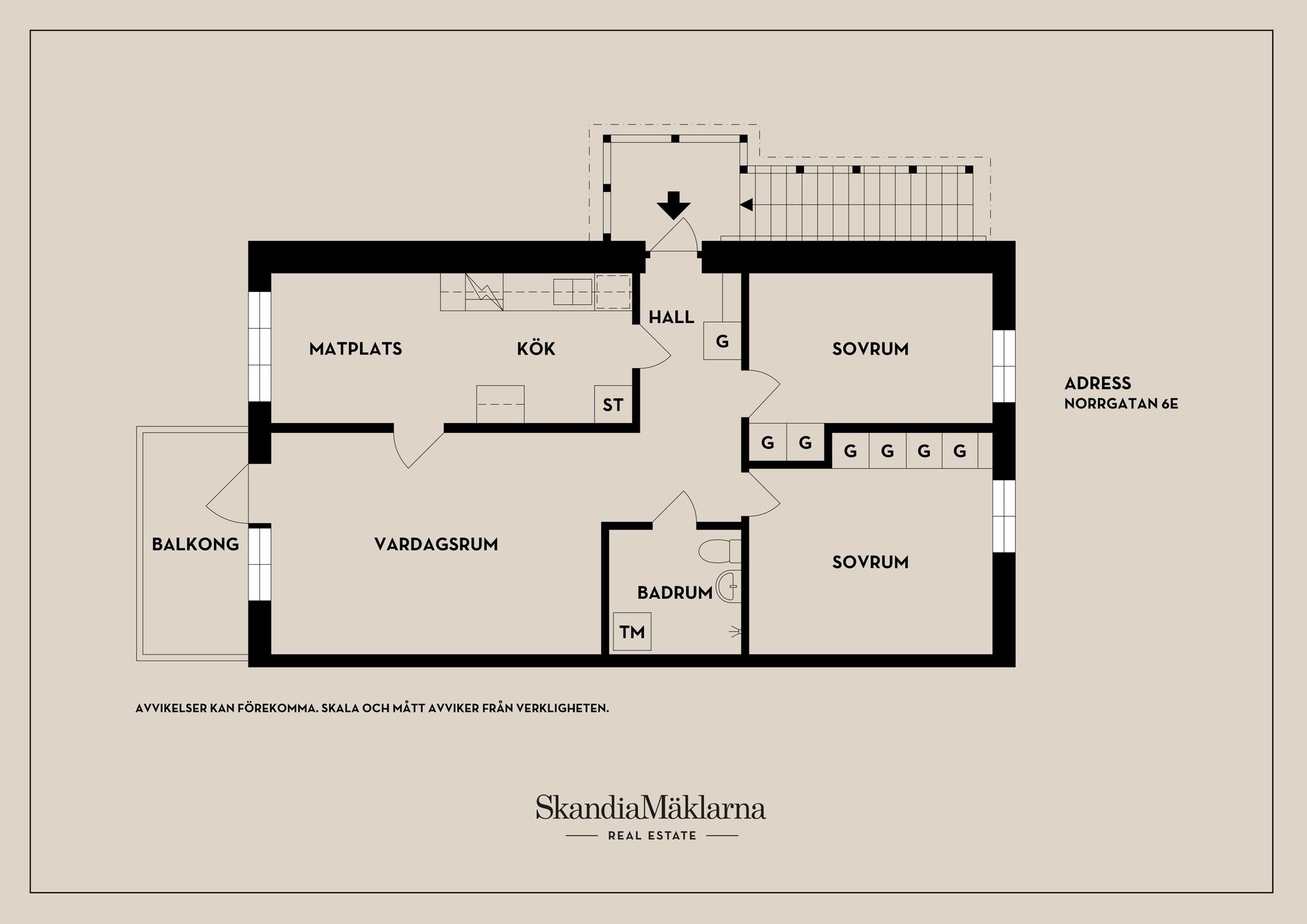 Bostadsrätt, Norrgatan 6E, Pålsboda, Hallsberg