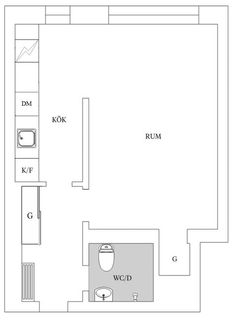 Bostadsrätt, Lundagatan 44D, Södermalm Högalid, Stockholm