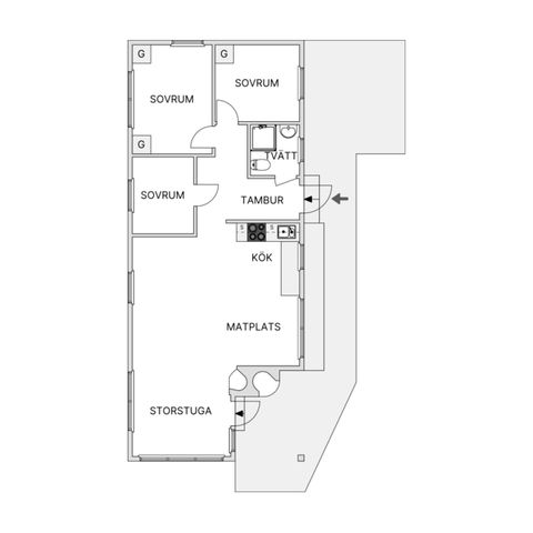 Fritidshus, Hallonvägen 11, Malmsjöstugan, Gnesta